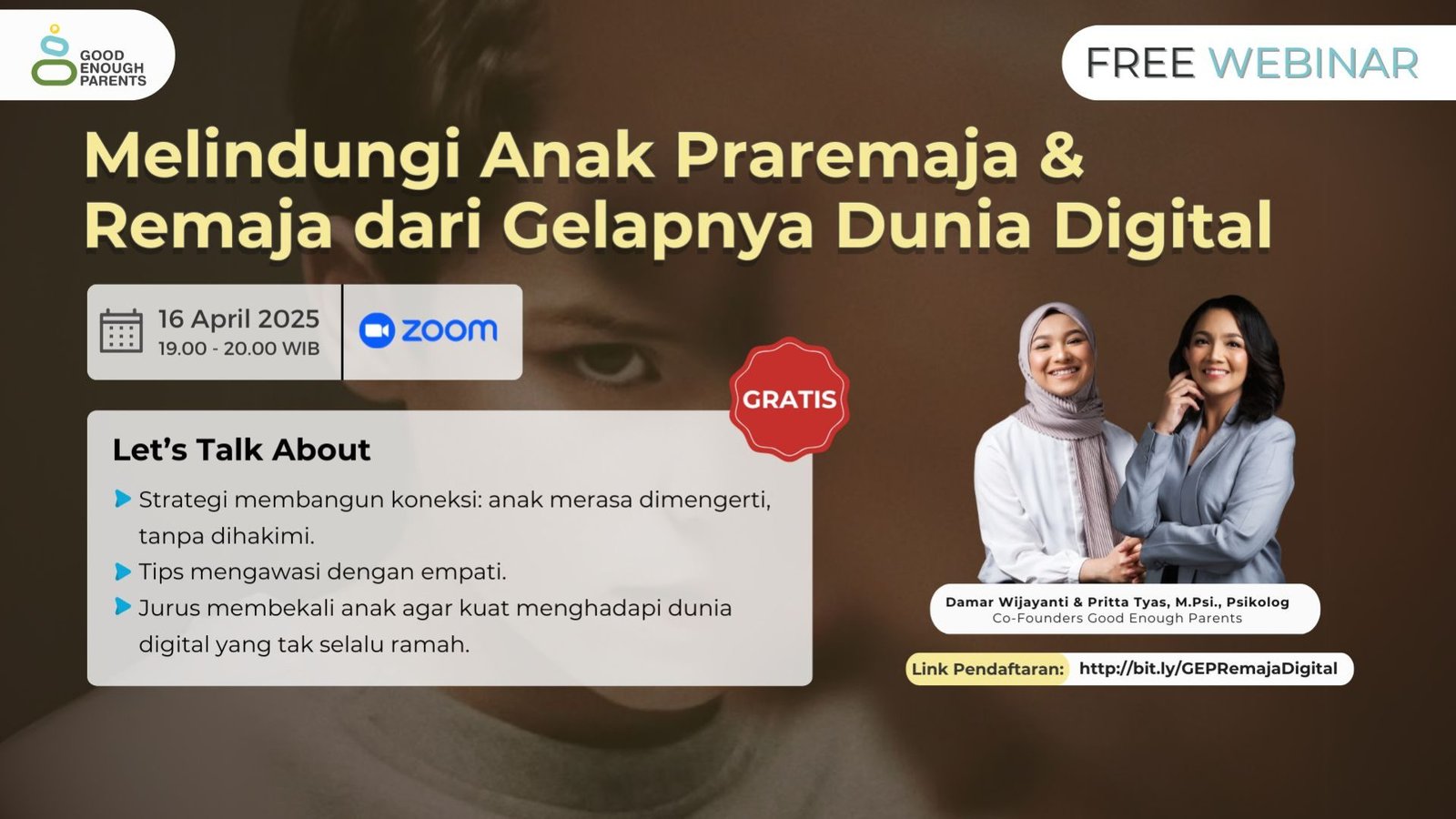Webinar Remaja Digital - Banner Web